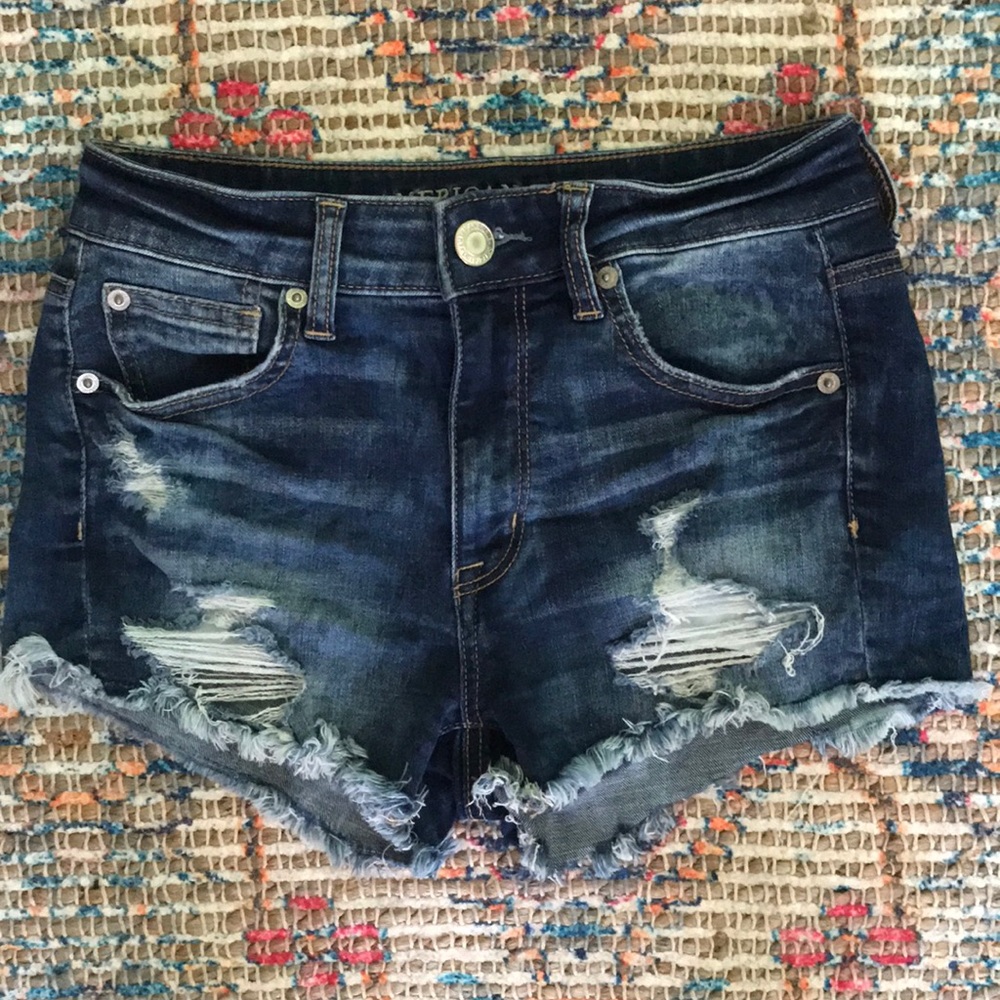 American eagle jean shorts